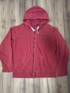 Polo by Ralph Lauren 赤 ジップアップパーカー90s
