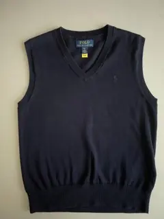 Polo Ralph Lauren Vネックベスト ネイビー 140