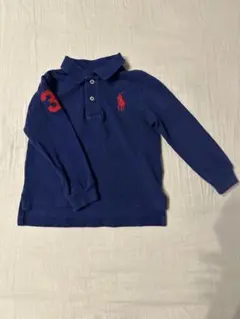ポロ・ラルフ・ローレン 長袖ポロシャツ 24M ネイビー