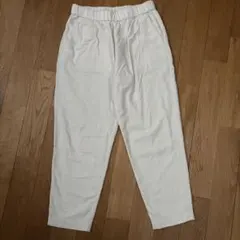 evam eva2025ss コットンシルククロップドパンツ - メルカリ