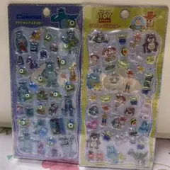 プチドロップステッカー モンスターズインク トイストーリー 2枚セット