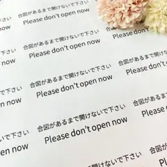 スイッチングレターシール27枚【合図があるまで開けないでください】