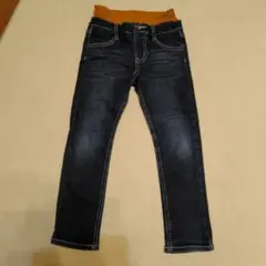 ダークブルー ストレートレッグデニム 120