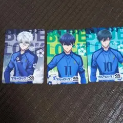 くら寿司コラボ　ブルーロック キャラクターカード 3枚セット