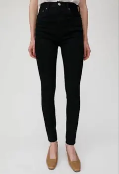 【moussy】HW rebirth BLACK SKINNY 23 inch