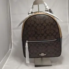 【新品未使用】COACH コーチ リュック シグネチャー ブラウンのサムネイル