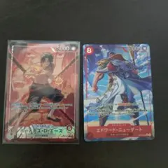 ワンピースカード 決戦の刻 赤エース リーパラ ニューゲート パラレル