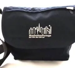 【美品】マンハッタンポーテージ　メッセンジャーバッグ　紺色