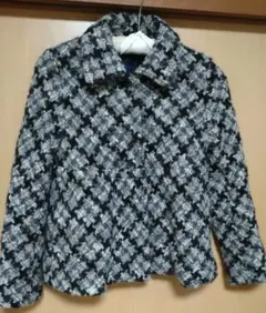 大幅値下げ！レイ・ビームス　チェック柄ツイード風アウター