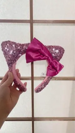 【USJ】キティちゃん 猫耳カチューシャ　ユニバ　ハローキティー　サンリオ