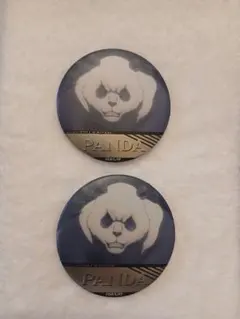 呪術廻戦　パンダ 缶バッジ 2個セット