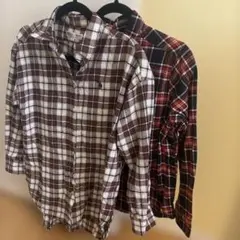 U.S. POLO ASSN. チェック柄シャツ M 2枚
