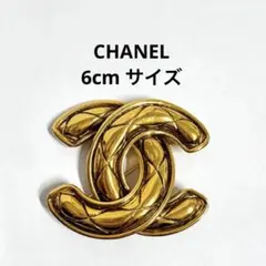 6cm CHANEL シャネル ヴィンテージ ココマーク ゴールドブローチ