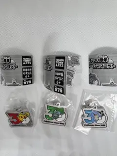 ポケモン 30周年メタルチャーム　ピカチュウ　カメックス　フシギダネ