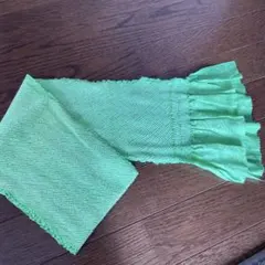 着物　帯揚げ　ライトグリーン