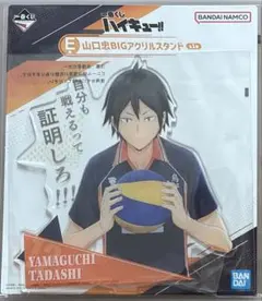 一番くじ ハイキュー BIGアクリルスタンド 山口忠