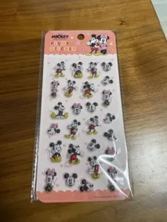ディズニーキャラクターシールセット ぷくぷくシール、立体シール　4枚セット