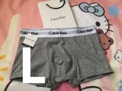 男性用　灰Lサイズ　Calvin Klein ボクサーパンツ　ボクサーブリーフ