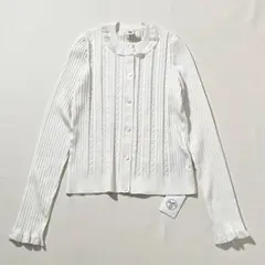 【新品未使用】エルメス　フリル ニット カーディガン　2026年SSコレクションのサムネイル