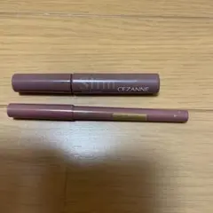 セザンヌ　アイブロウマスカラ/ジェルアイライナー　セット