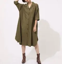 AZUL シャツワンピース