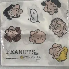 【新品未使用】スヌーピーピーナッツカフェ バンダナ フェイス柄