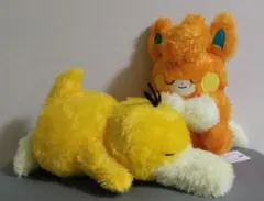 もふぐっと　くつろぎタイムぬいぐるみ　コダック・パモ　2体セット