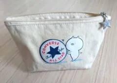 CONVERSE うさまる コラボ ポーチ ペンケース キャンバス生地