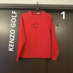 KENZO GOLF ケンゾーゴルフ　長袖ウェア　赤　美品のサムネイル