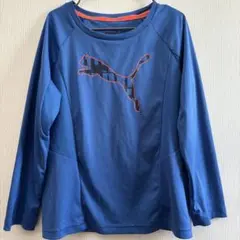 PUMA 長袖カットソー　130サイズ 青