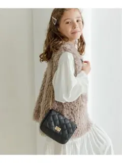 グローバルワーク　キッズ　アソートチェーンBAG 黒のサムネイル