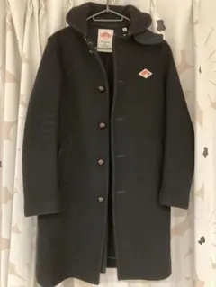 【値下げ】DANTON フード付きウールコート ブラック