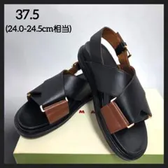 美品】MARNI 本革 フェルト 36 イタリア製 フリンジサンダル - メルカリ