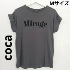 coca Mirage ロゴプリント 半袖Tシャツ グレー Mサイズのサムネイル