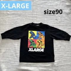 XLARGE 恐竜グラフィック 長袖カットソー 90cm