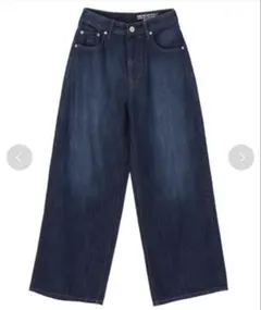 AMERICAN HOLIC ハイウエストワイドデニムパンツ　インディゴ　L