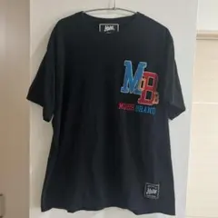 MOBB ブラック Tシャツ ワッペン　半袖　L