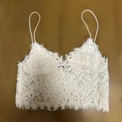 ZARA WOMAN レースビスチェ ホワイト Sサイズのサムネイル