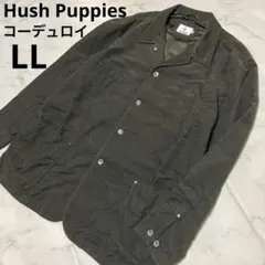 Hush Puppies ハッシュパピー コーデュロイジャケット LL ブラウン