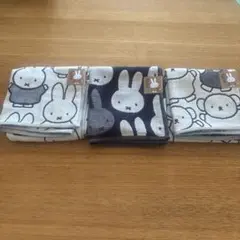 ミッフィー　ボリス　ガーゼハンカチ　３枚セット