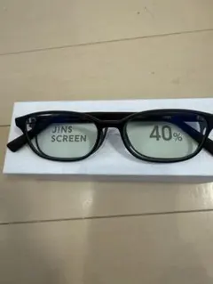 JINS ブルーライトカットメガネ 40% マットブラック