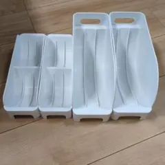 ホワイト食器スタンド 4個セットのサムネイル