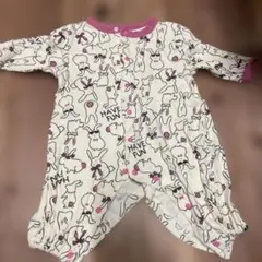 うさぎ柄ロンパース 60-70cm