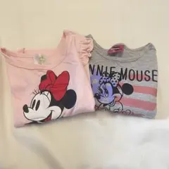 ミニーちゃん　長袖Tシャツ　90 女の子　まとめ売り　ピンク　フリル　春夏