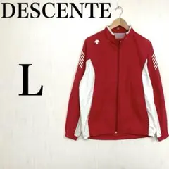 DESCENTE デサント メンズ L 赤 ウィンドブレーカー ライトアウター