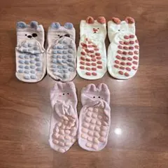 ベビー靴下 3足セット 動物デザイン