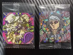 【ジョジョの奇妙な冒険シールウエハース】空条承太郎&東方仗助　SEC他