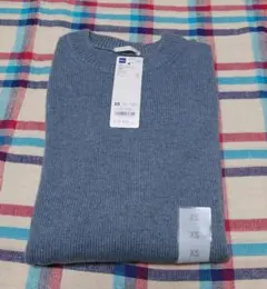 ジーユー ソフト ラムブレンド クルーネック セーター XS