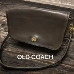オールドコーチ COACH ダークブラウン ショルダーバッグ