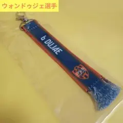 清水エスパルス　ウォンドゥジェ選手　プレーヤーズマフラー風キーホルダー